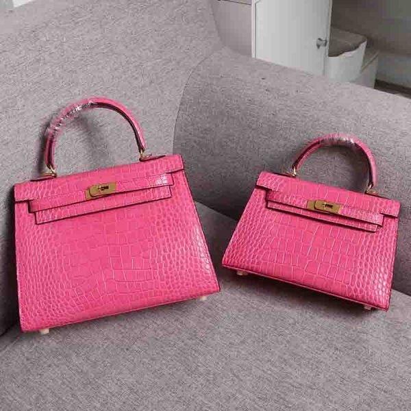 

mini bag second generation bag crocodile pattern gold buckle shoulder bags handbag women's cross body luxury designer bag 22cm 25cm