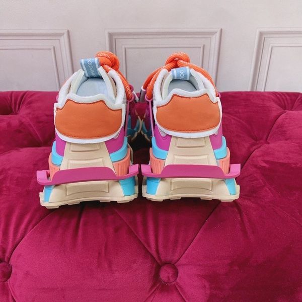 

2023 new luxurys designer casual white shoes sneakers casual shoes sneakers women's flats platform shoes white women lace up men size35, Black