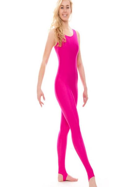 

sleeveless tank stirrup unitard spandex lycra ballet bodycon unitard dance yoga bodysuit costume biketard jumpsuit rompers2764794, Black;red