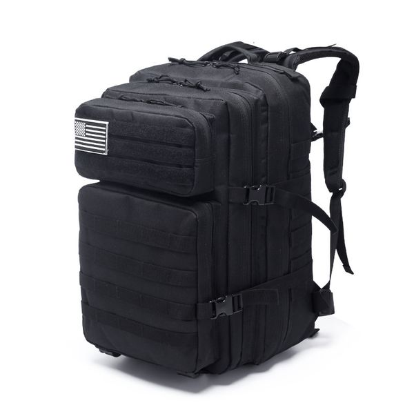 

backpack 45l large capacity man army tactical backpacks military assault bags outdoor 3p edc molle pack for trekking camping hunting bag 230