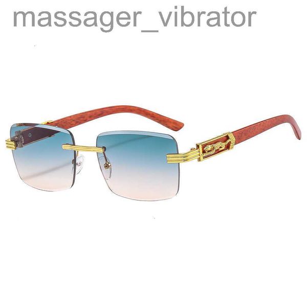 

small new grain modern wood frame leopard sunglasses fashionable men and women's ins sunglasses glasses mdbp 3 6fir, White;black