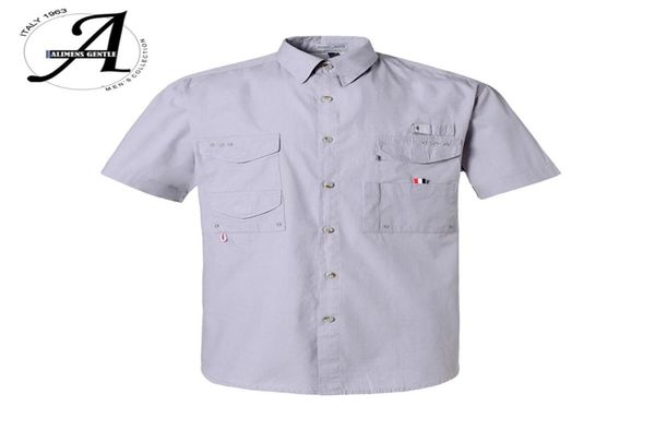 

short sleeve fishing casual shirts wicking fabric sun protection quick dry outdoor men039s summer shirts breathable camping3728279, White;black