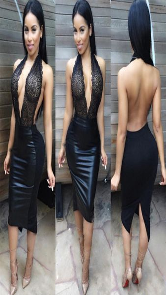 

new arrive women039s backless patent leather cloth lace party dresses clubwear dresses women039s bodycon dress hig1885815, White;black