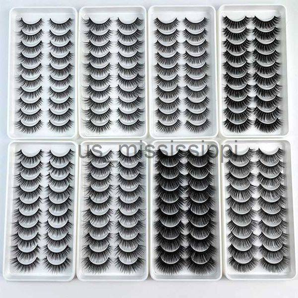 

false eyelashes new 510pairs 3d faux mink eyelashes natural thick long false eyelashes dramatic fake lashes makeup eyelash extension maquiag
