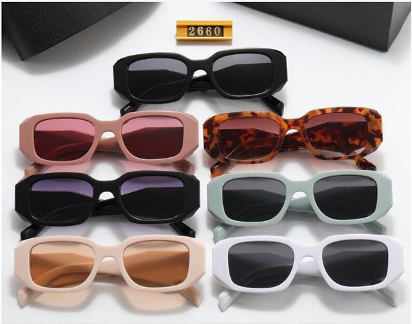 

fashion designer sunglasses classic eyeglasses goggle outdoor beach sun glasses for man woman 7 color optional triangular signature, White;black