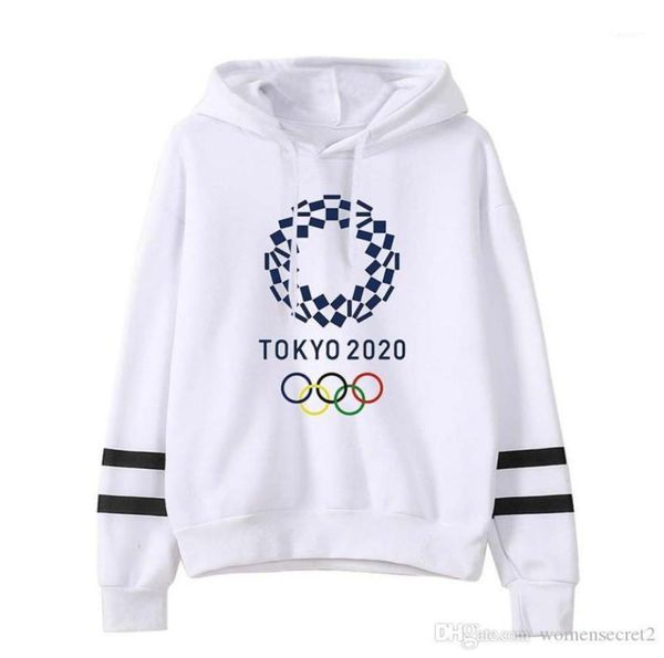 

casual pullover couple cotton liner clothing 2020 tokyo emblem printed hoodies fashion loose mens womens88640062985763, Black