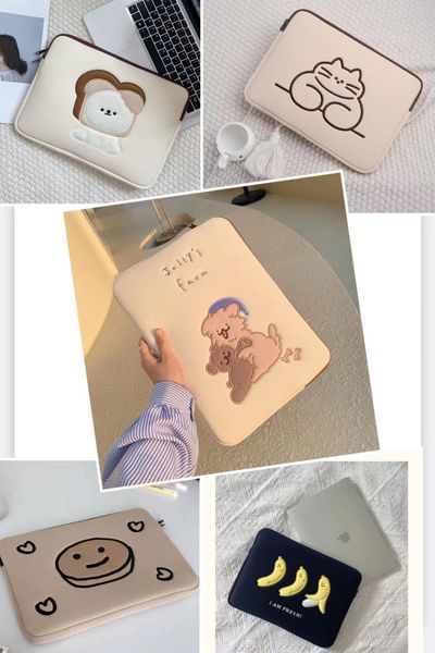 

lapbags cute lapsleeves carring case 13 13.6 15 15.6 inch computer bags for macbook airm1 13.3 pro14 15 inch asus hp liner sleeve 230830