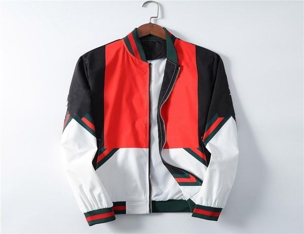 

casual embroidery print jacket fashion mens bomber jacket streetwear outwear mens jackets and coats2379684, Black;brown