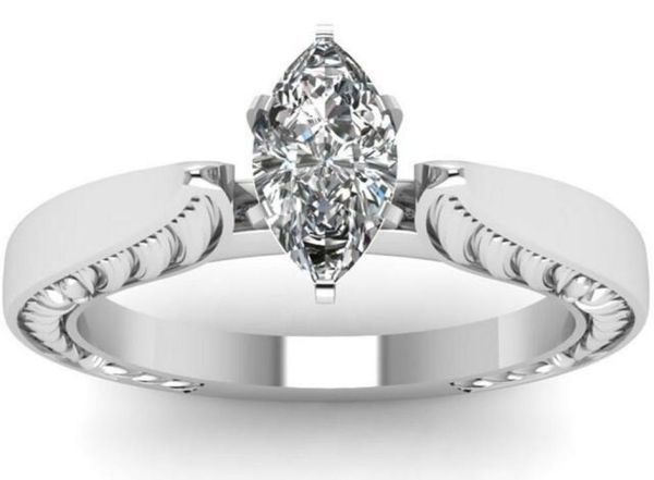 

fashion luxury 925 sterling silver marquise cut diamond 345ct diamond plated 18k white gold recommended gifts diamond ring bridal5031603