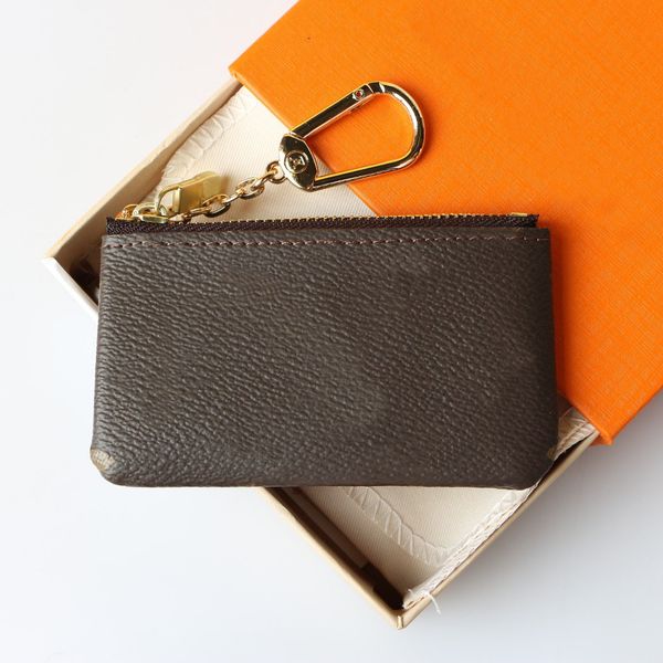 

62650 luxurys leather purse fashion designer mini wallets leather handbags keychain wallet coin purse chain clutch bag, Red;black