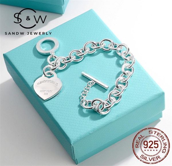 

sandw silver bracelet jewelry love girlfriend gifts women trend fashion classic style handmade 1721cm5951518, Golden;silver