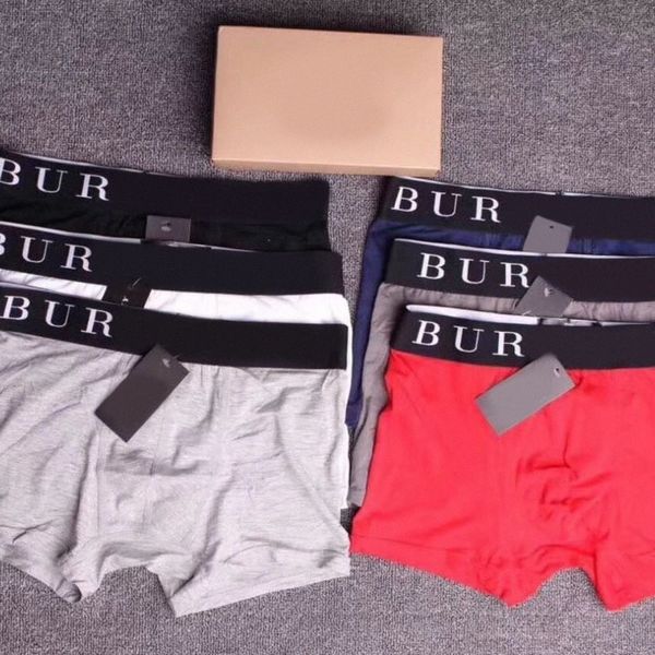 

men's designer underpants bur boxer beach swimming underwears lengthened sports fashion underwear men t3um#, Black;white