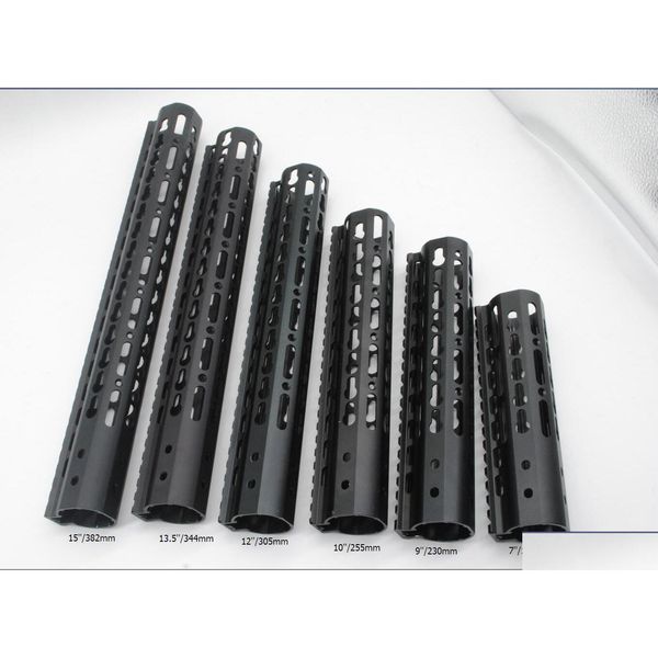

others tactical accessories 7 9 10 12 13.5 15 inch length keymod handguard float quad rail mounting system nsr ar-15 hand guard drop d dhgsz