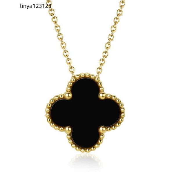 

luxury design clover pendant necklace earring jewelry set for women gift, Silver
