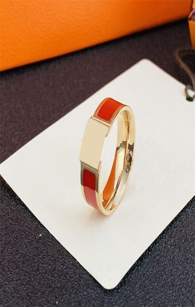 

fashion designer gold h letter band rings bague for men women lady party wedding lovers gift engagement jewelry size narrow4364229, Silver