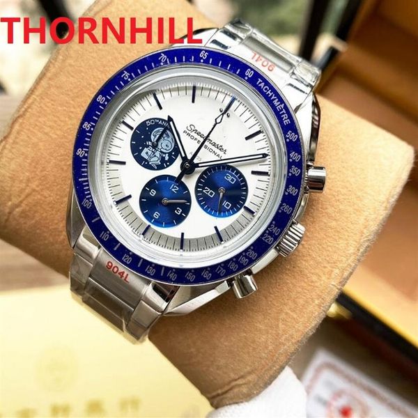 

luxury 904l stainless steel speed professional watches mens automatic mechanical business wristwatches 5tm waterproof luminous mon268i, Slivery;brown
