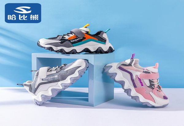 

habixiong 2020 summer new hollowout girls039 casual shoes breathable sneakers wave shoes trendy men039s shoes6561289, Black