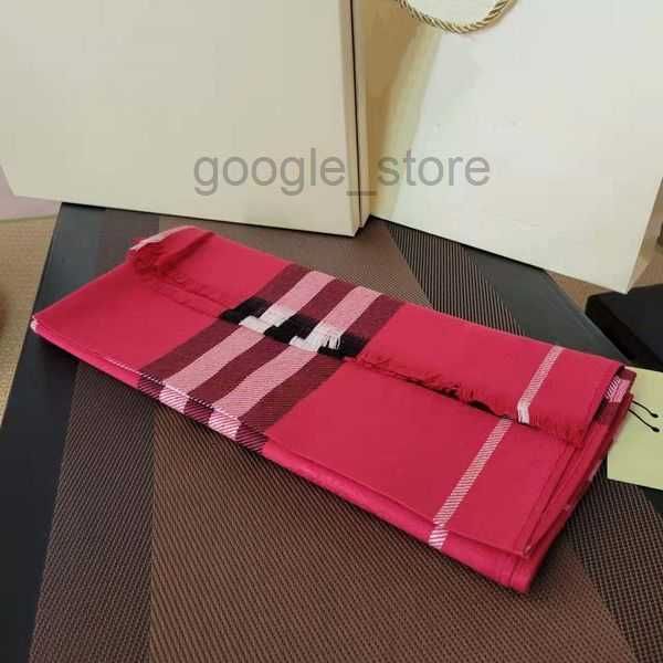 

scarf designer cashmere high-end soft thick classic plaid printed men's and women's fashion suits scarvessk02, Blue;gray