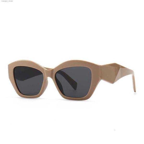 

small fashion show 2022 new frame cat eye sunglasses women's tidal sunglasses pr07ys nb5k 3556 ag9l, White;black