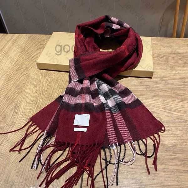 

winter scarf scarves classic stripes design man women cashmere shawl long neck warmpjz9, Blue;gray