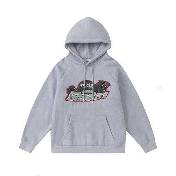 

trapstar brand tracksuit classic embroidery mens hoodie sportswear men's warm set loose hoodies sweatshirt jogging designers clothes sy, Black