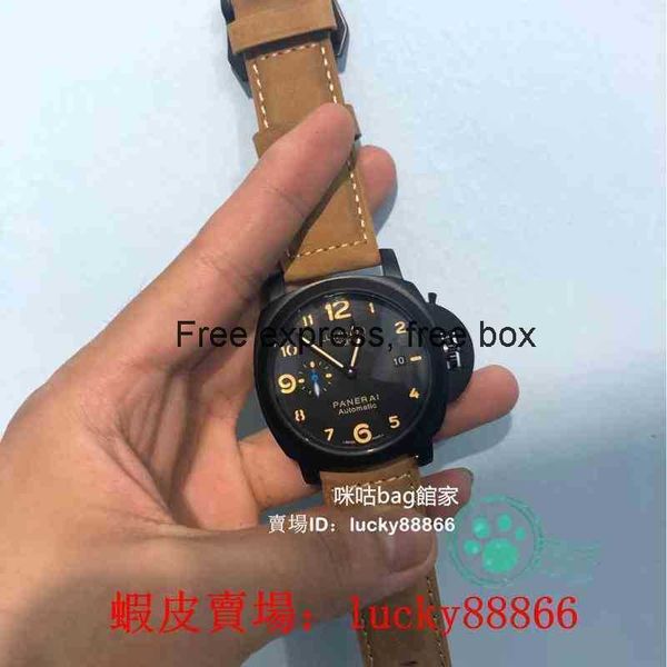 

pam1441 vs superclone luxury watches for mens mechanical wristwatch panera men's boutique automatic movement lum designer, Slivery;brown