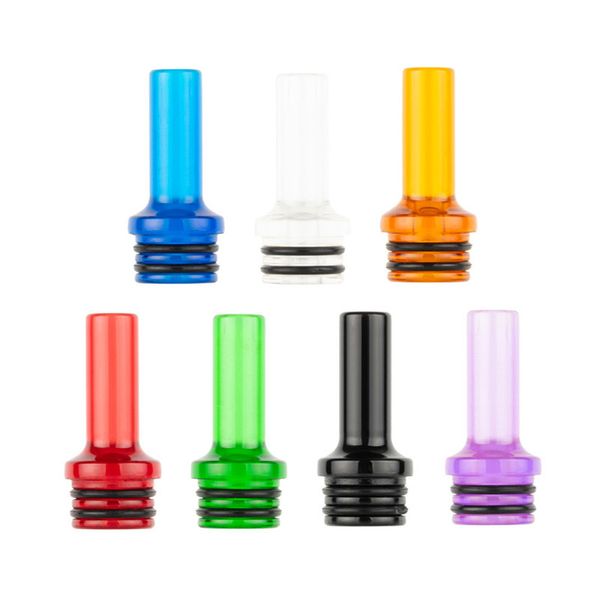 

1pcs mtl 510 drip tip long straw joint resin for 510 machine drip tips accessories random color