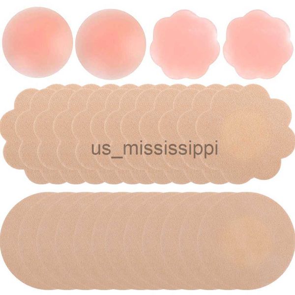 

breast pad 24pcs nipple covers nipple pasties silicone bra nipple stickers with 4 reusable silicone nipple cover for women breast stickers x