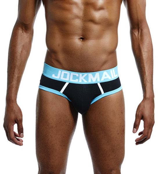 

men briefs underwear gay black pants u convex pouch underpants mens cotton breathable briefs underwear shorts cueca male pant1448874, Black;white