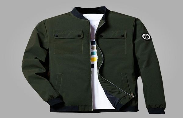 

autumn spring bomber jacket men casual slim fit pilot coat male fashion men clothes army green jacket overcoats plus size 4xl2082990, Black;brown