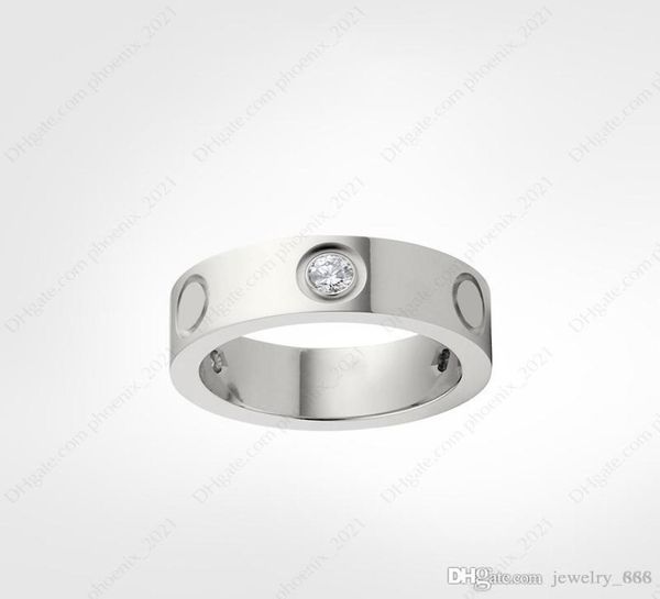

love screw ring designer rings classic luxury designer jewelry women gold rings titanium steel goldplated never fade not allergic4363378, Silver