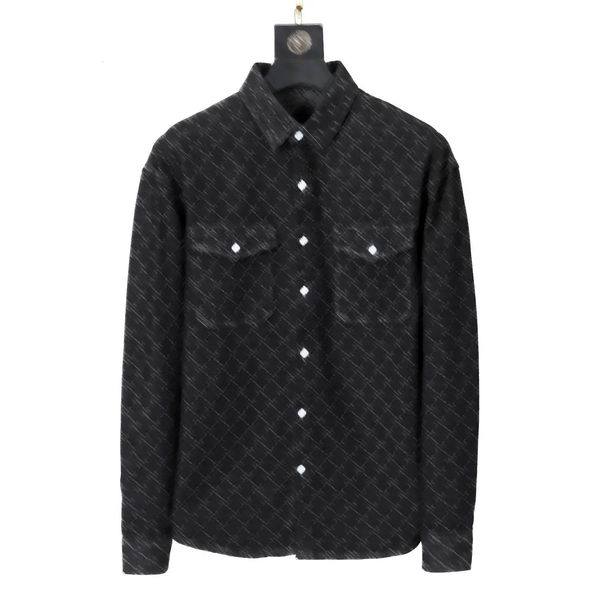 

men's button down denim shirt, long sleeved collar, casual work clothes, slim fitting denim shirt, new top, White;black