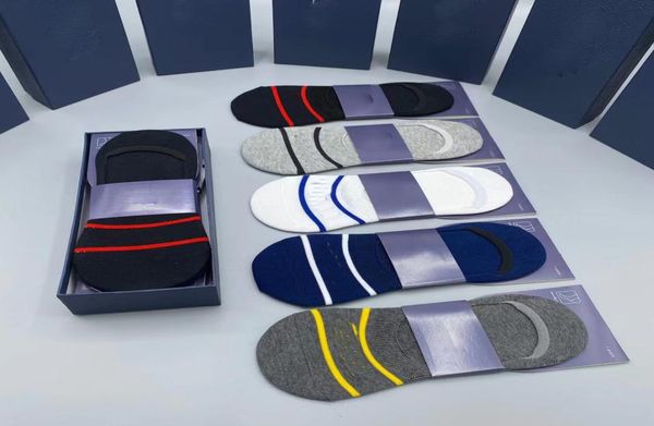 

mens socks letter embroidery cotton boat sock paris style womens stockings random color5512590, Black