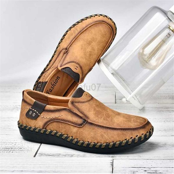 

dress shoes comfortable leather men shoes casual slip on men loafers sneakers men flat casual shoes moccasins shoes plus size l0831, Black