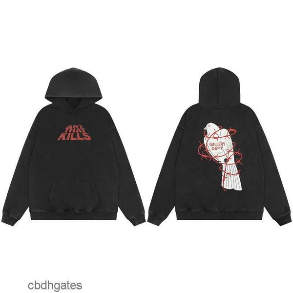

pattern vintage deptt fashion hoodies gallerry gradient sweater printed hoodie new mens u0aq, Black