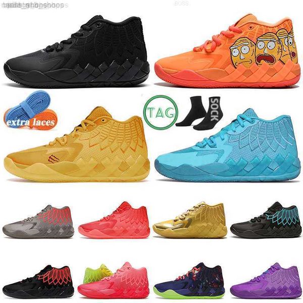 

lamelo ball mb.01 men basketball shoes black blast buzz city not from here queen city rick and morty rock ridge red pumps platform trainers