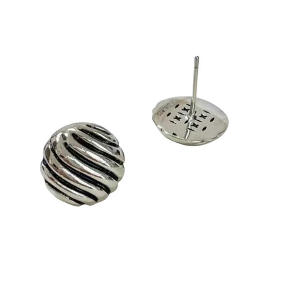 

designer dy earstuds luxury 925 sterling silver round earstuds popular earrings accessories jewelry high-end fashion romantic valentine&#039, Golden