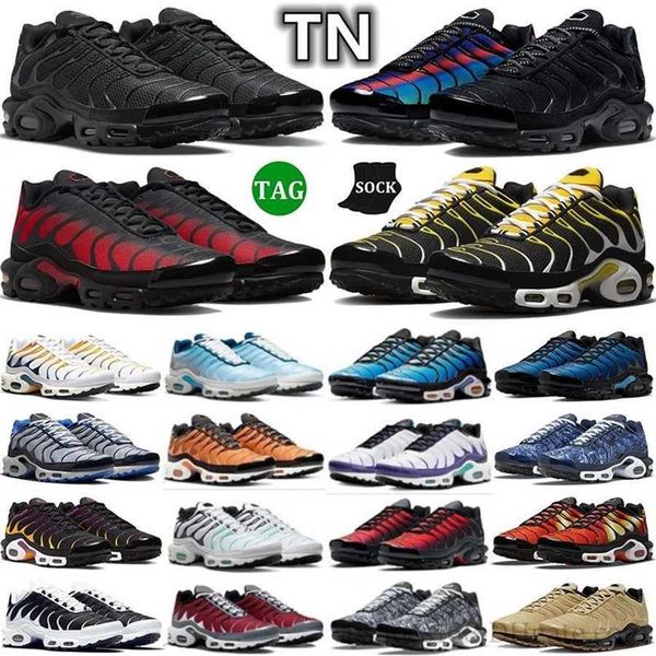

luxurys designer shoes running shoes sneakers for men trainers shoes casual shoes tn plus 3 95s tvapor triple max unity bred reflective blac, Black