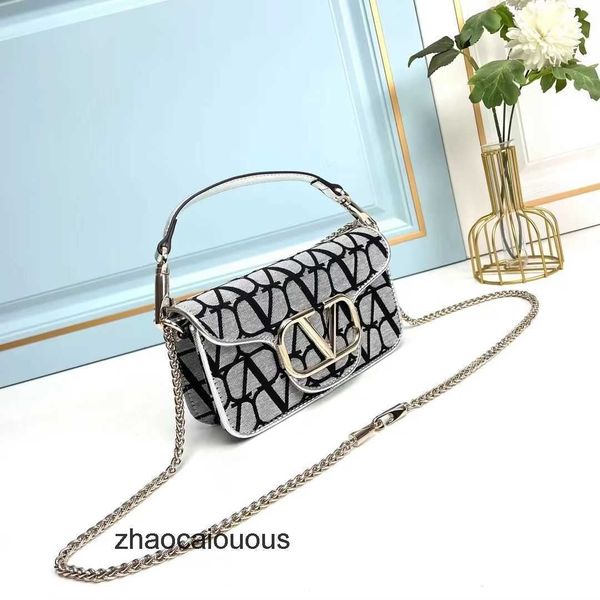 

cowhide valentiinov bags carrying luxury handbags portable printed designer canvas shoulder handbag crossbody women's underarm chain it