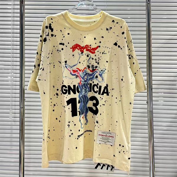 

high street t-shirt printing cotton breathable men women tee, Black;brown