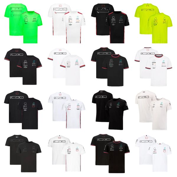 

f1 racing suit men's short-sleeved car fan summer quick-drying team uniform plus size can be customized