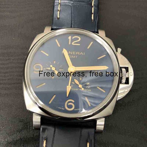 

luxury watches for mens mechanical wristwatch panerais due fine steel 45mm men's pam00964 designer, Slivery;brown