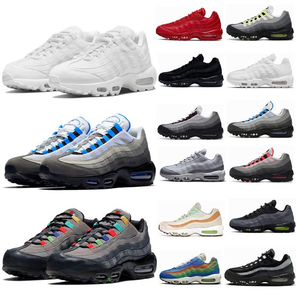 

designer 95 og running shoes maxs max mens dark army greedy chaussures 95s neon solar red triple black white reflective volt earth day navy