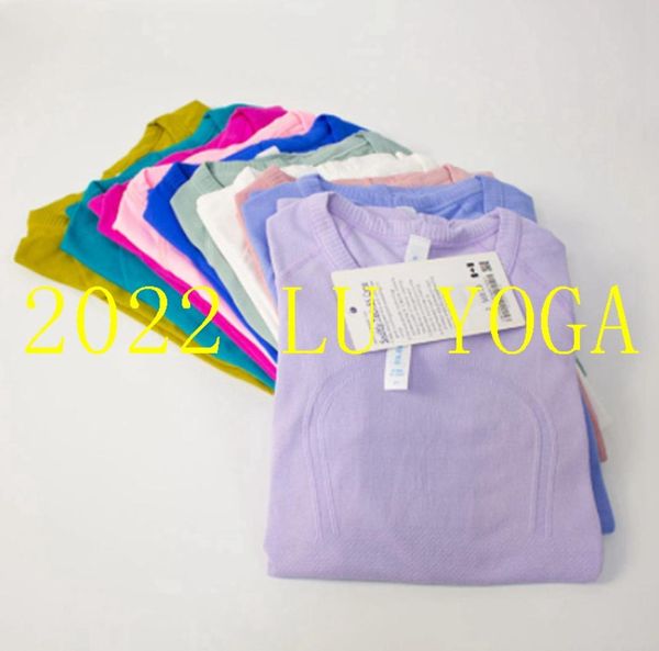 

s women yoga tshirts highelastic breathable running quick drying seamless short sleeve sportcycling gym wear 2022 8796116