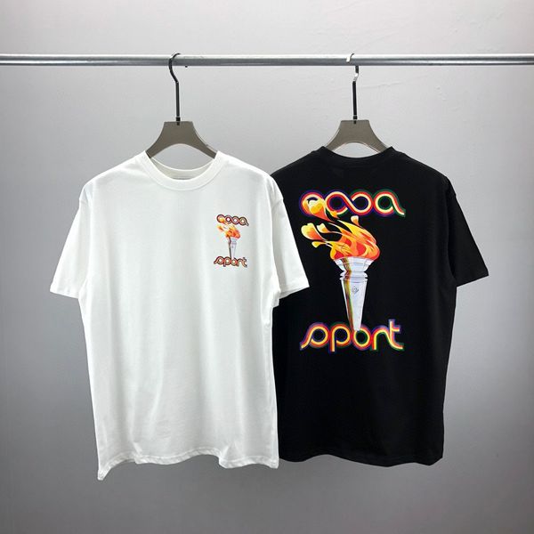 

men's plus tees & polos round t-shirt plus size neck embroidered and printed polar style summer wear with street pure cotton 42dd, Black;brown