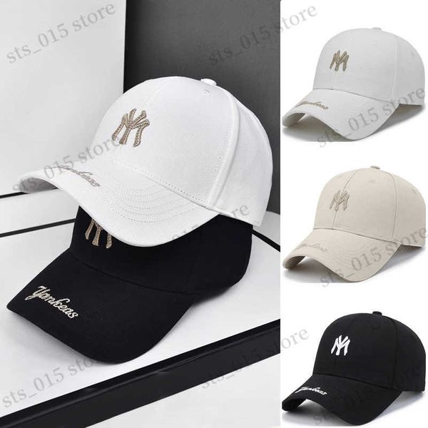 

ball caps new men casual vintage denim my ny embroidery baseball cap women cotton sports hat hip hop snapback hat golf hats gorros t230425, Blue;gray