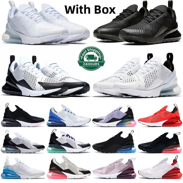 

270 running shoes men women 270s triple black white metallic gold p blue betrue punch dusty cactus barely rose mens trainers outdoor sports