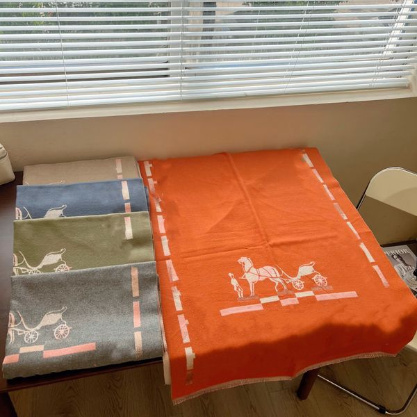 

designer cashmere scarf women luxury fashion pashmina winter scarf warm brand designer letter shawl classic pattern long 180*65cm, Blue;gray