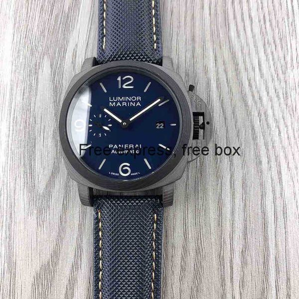 

limited edition vs carbon fiber ceramic paneraiswatch penahai automatic mechanical movement watch high end retro tough guy night light water, Slivery;brown
