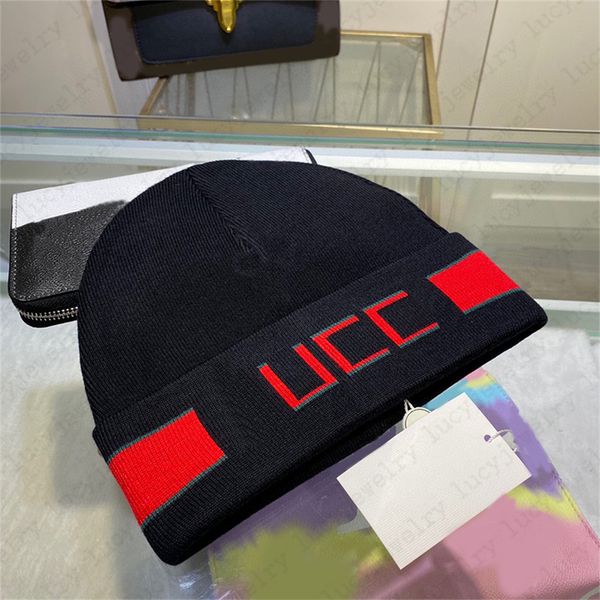 

2023 brand knitted hat beanie cap designer skull caps for man woman winter hats color high quality, Blue;gray